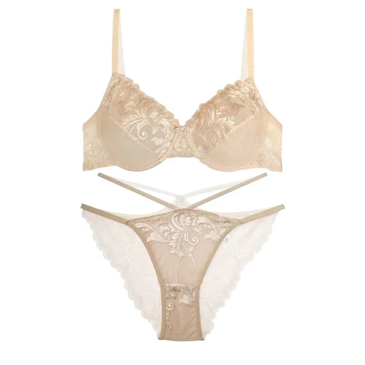 ست شورت و سوتین توری نوشه پوش کد 99902