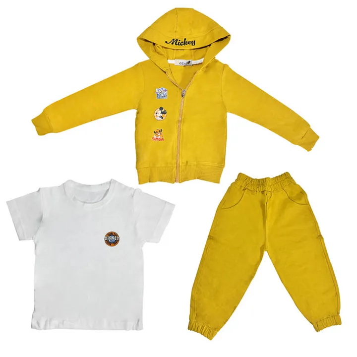 ست 3 تکه لباس بچگانه بچه زنبور مدل Y8481