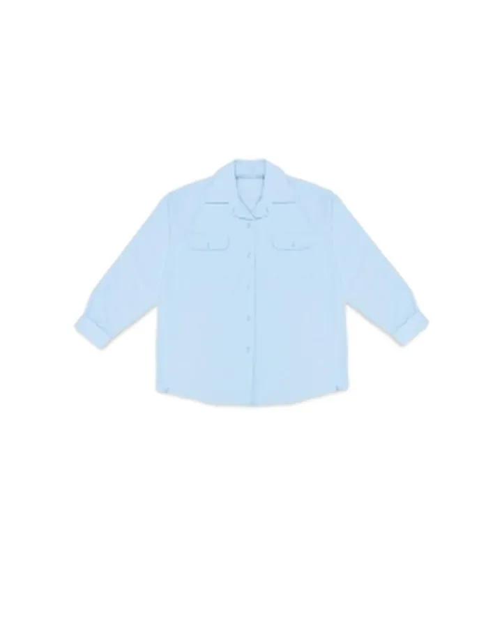 overshirt blu