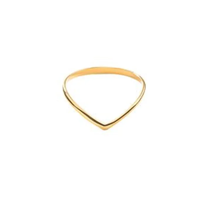 انگشتر طلا 18 عیار زنانه پرسته مدل هفتی