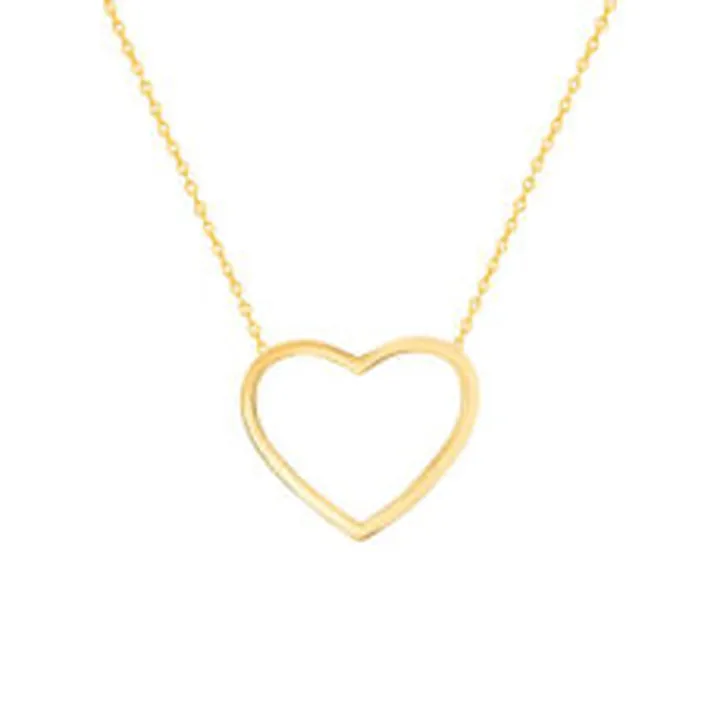 گردنبند طلا زنانه طرح قلب