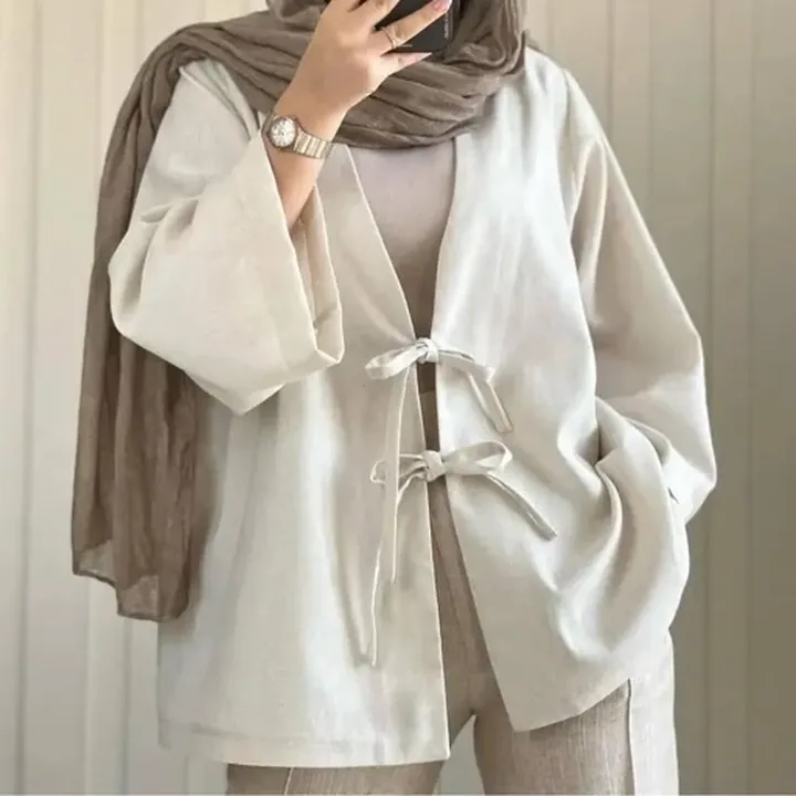 مانتو گره ای عروسکی بهاره و خنک