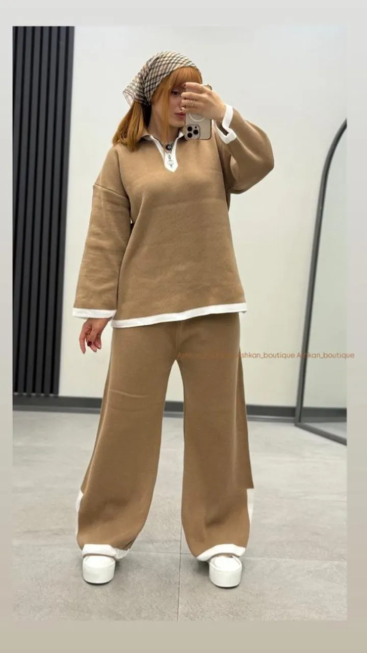 ست بافت زیپ دار کد ۳۰۱۳