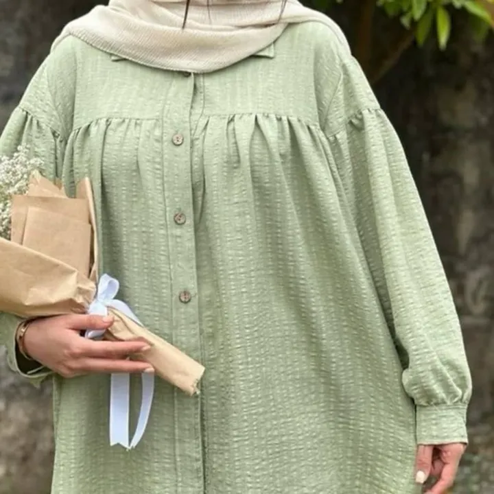 مانتو عروسکی چیندار دخترانه زنانه 