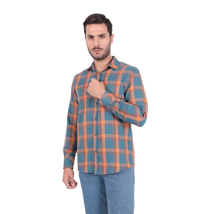پیراهن آستین بلند مردانه پاتن جامه مدل10272103020...