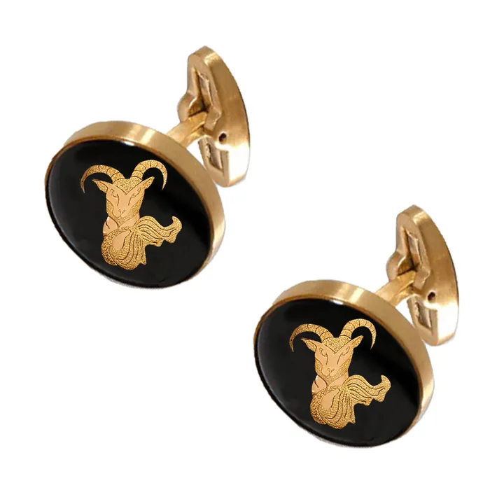 دکمه سردست مردانه دانژه مدل ماه دی کد ZRNG0400010