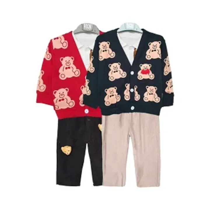 سه تیکه پاپیون دار دخترانه (18 ماه تا 6 سال) کد 26800171