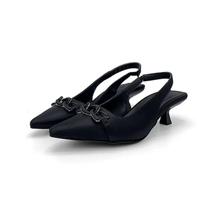 کفش مجلسی زنانه پاشنه دار 3 سانت مدل sandal valentino - 0095