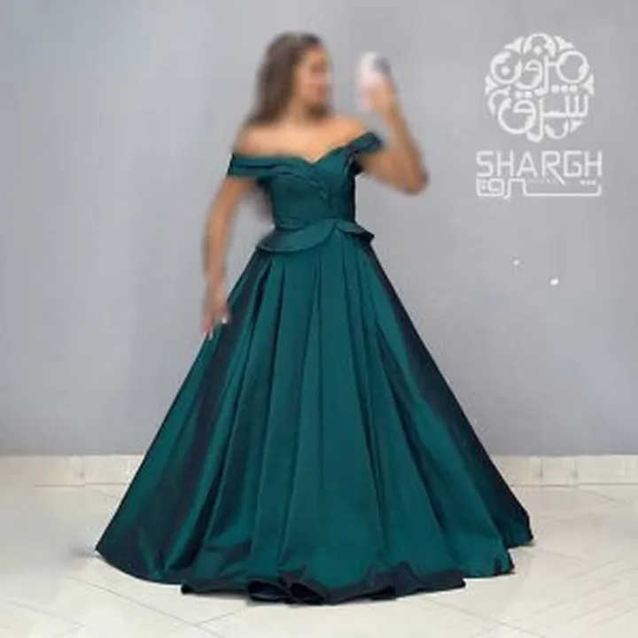 ماکسی تافته آف شولدر پشت بندی