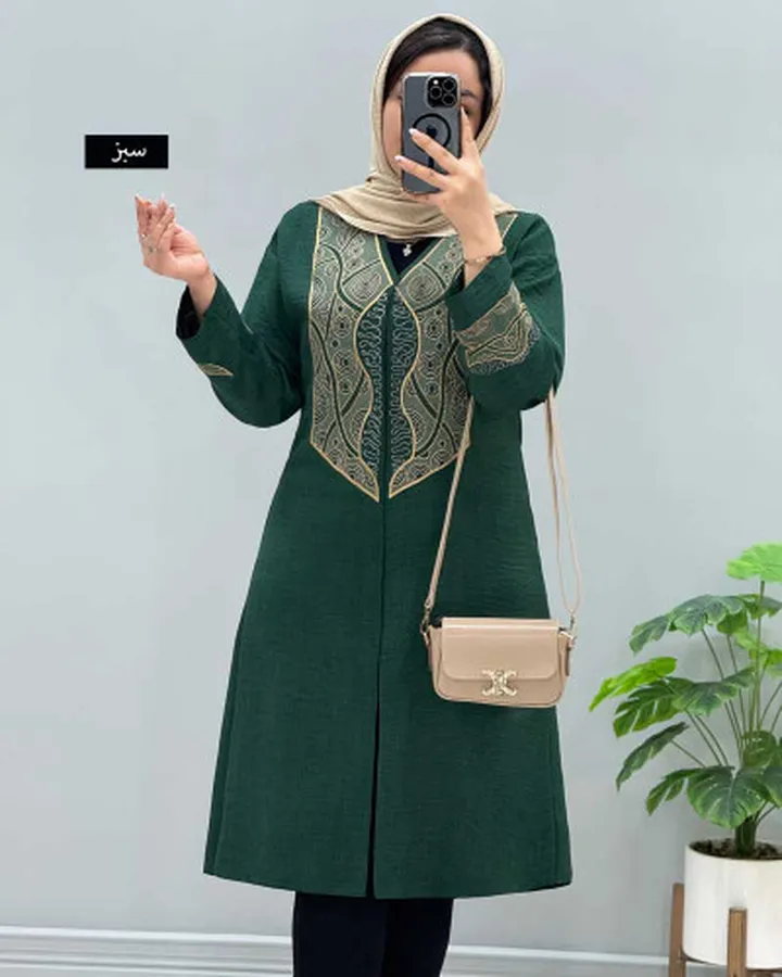 مانتو گلدوزی