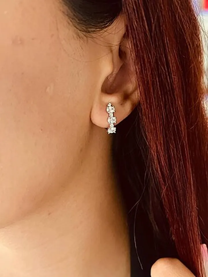 گوشواره نگینی ژوپینگ M46