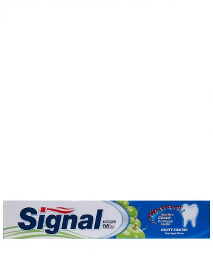 خمیر دندان سیگنال Signal سری Cavity Fighter مدل Fresh Apple Flavour حجم 100 میلی لیتر