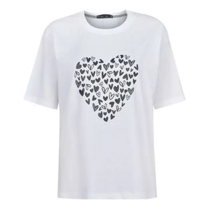 تی شرت آستین کوتاه زنانه باینت مدل 2261792 رنگ سفید