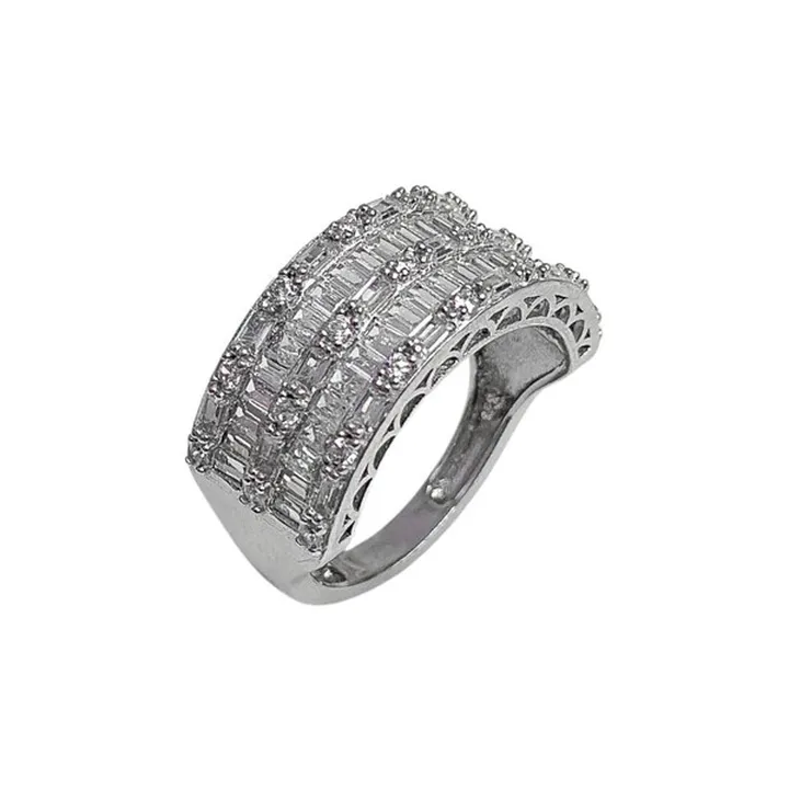 انگشتر نقره زنانه مدل پرنس 126