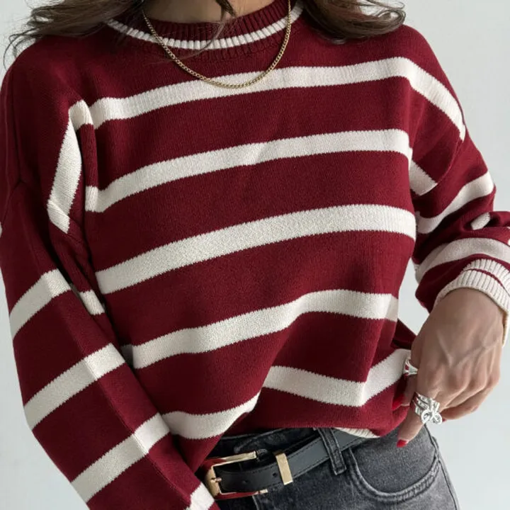 بلوز بافت راه راه کد 200832