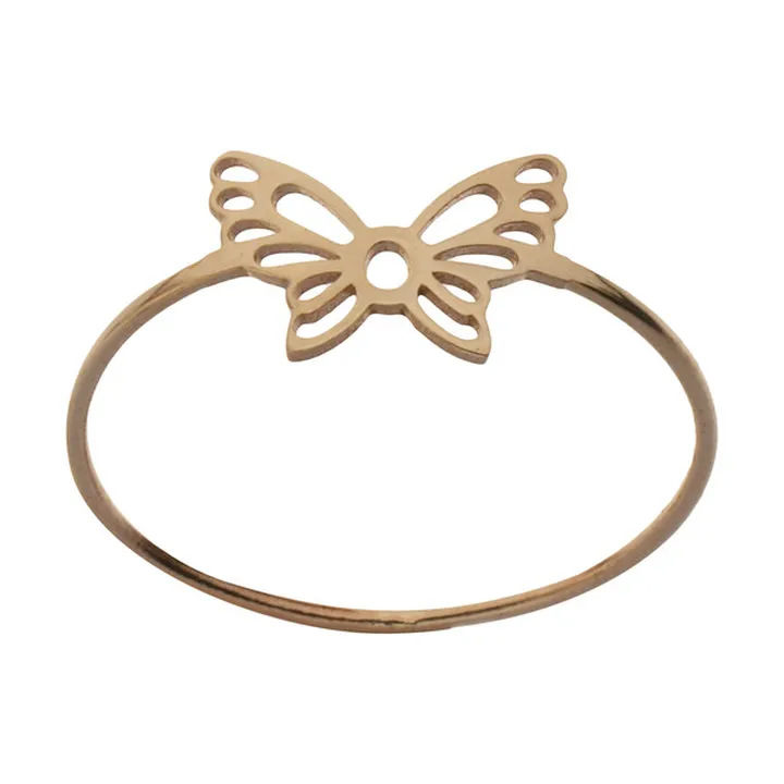 انگشتر طلا 18 عیار زنانه مایا ماهک مدل پروانه کد M...