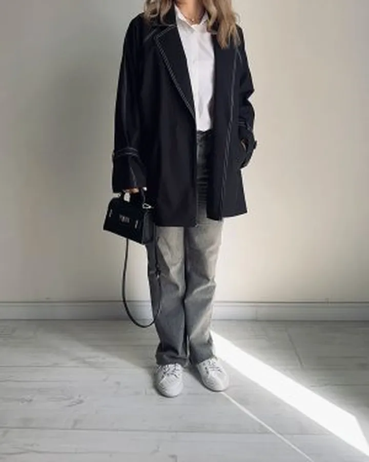 ترنچ کت لینن Line(قدکوتاه)