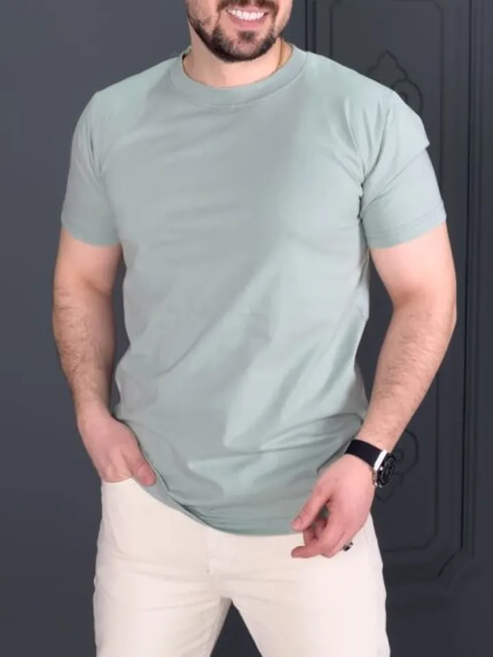 تیشرت 170111 MANGO سبز دریایی