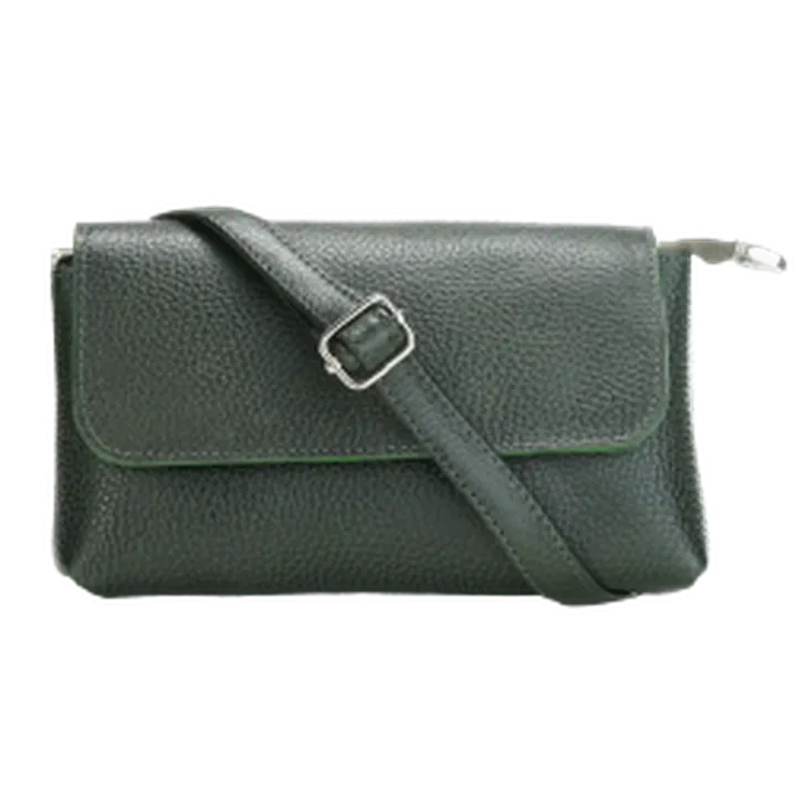 کیف دوشی زنانه چرم طبیعی مدل بهسا کد 1569