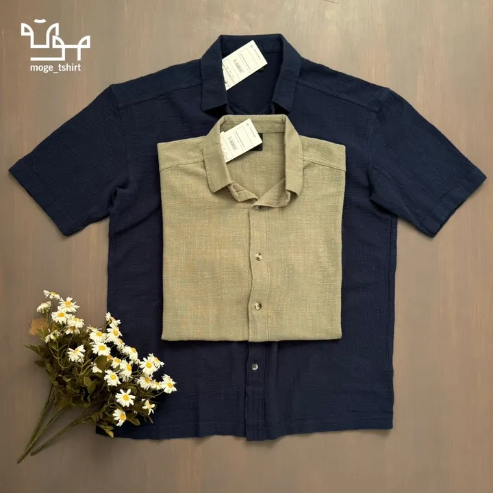 پیراهن لینن طرح پفکی