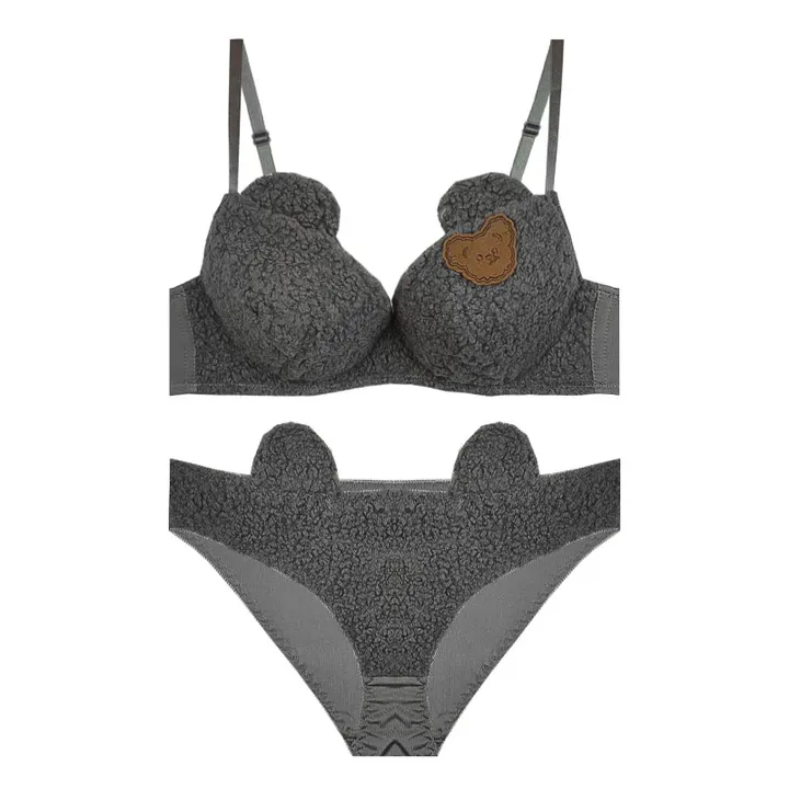 ست شورت و سوتین زنانه مدل تدی عروسکی کد E0081st