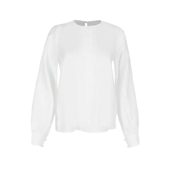 بلوز آستین بلند یقه گرد زنانه سرژه مدل 204666 رنگ ...