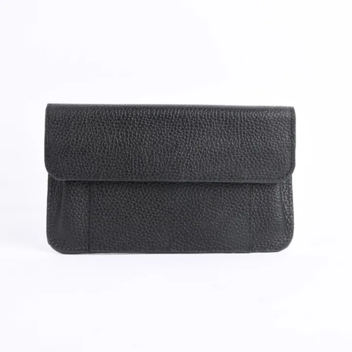 کیف دستی زنانه طرح تیدا چرم مشکی فلوتر