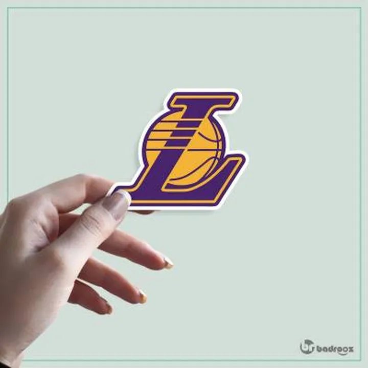 استیکر و برچسب لوگو تیم بسکتبال (LAKERS)