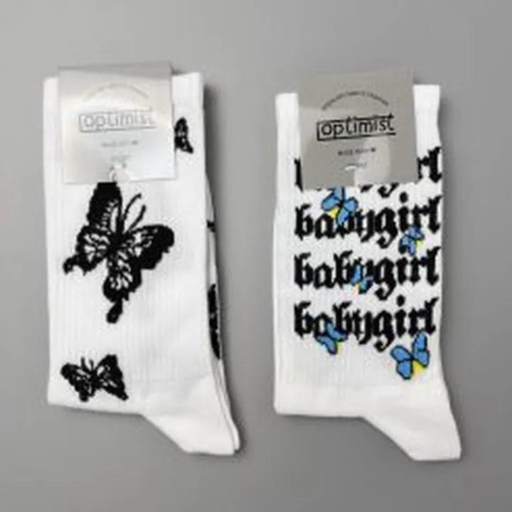 جوراب ساقدار آپتیمیست طرح ‌‌پروانه