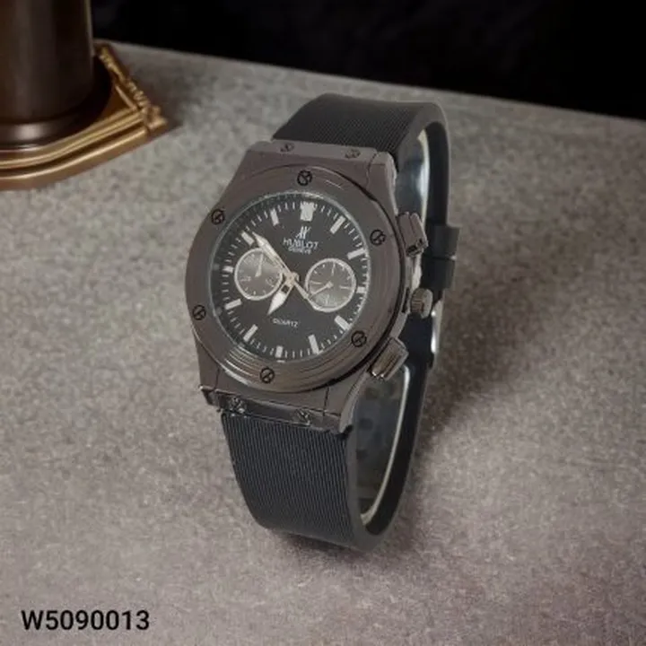 ساعت مردانه زنانه هابلوت بیگ بنگ Hublot Big Bang HU3M105 سه موتوره مشکی