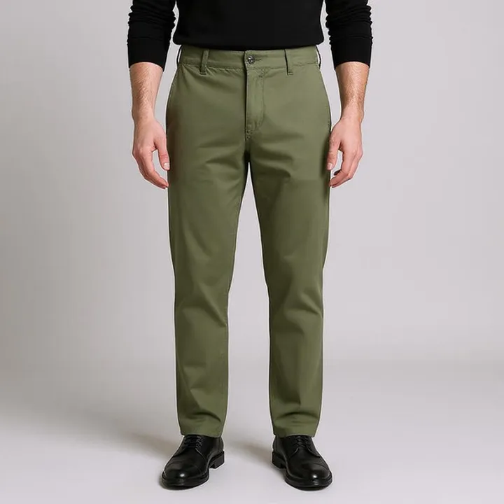 شلوار راسته مردانه پاتن جامه مدل 03MN3003 رنگ سبز ...