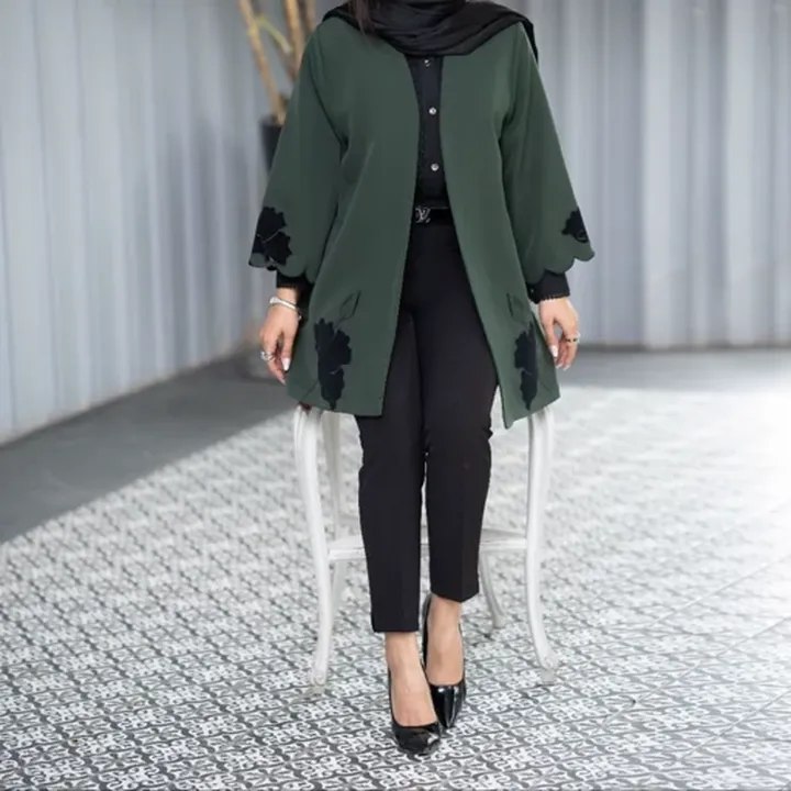 مانتو زنانه مدل آلند جنس مازراتی مانتو شیک مجلسی مانتو بهاره