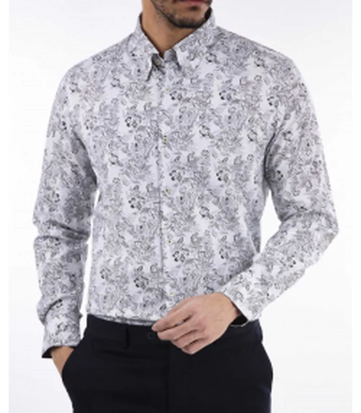 پیراهن مردانه کافه شرت Cafe Shirt کد1146