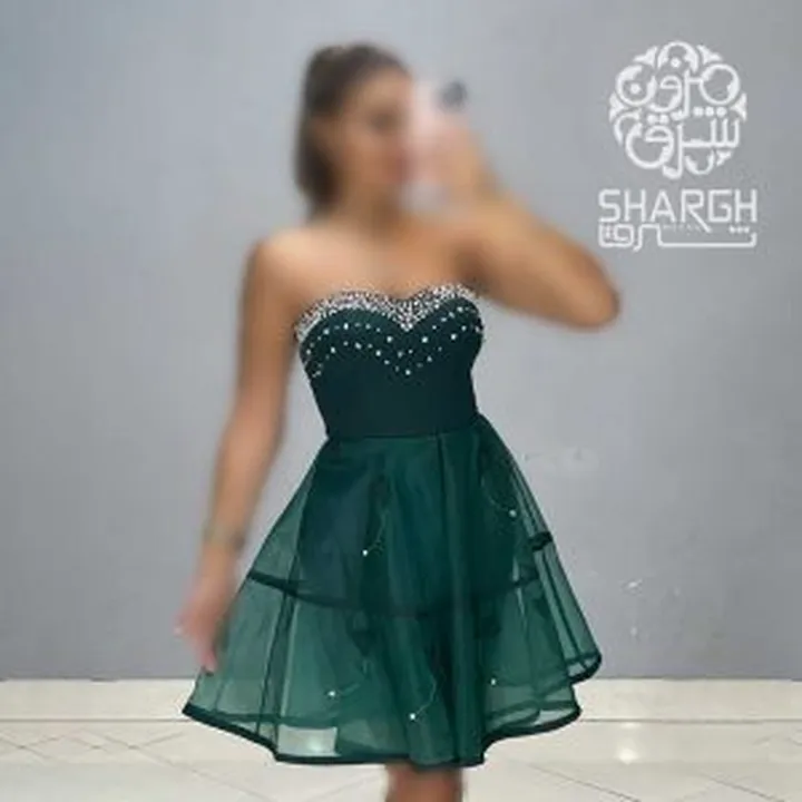 پیراهن دکلته زونیکس سنگدوزی