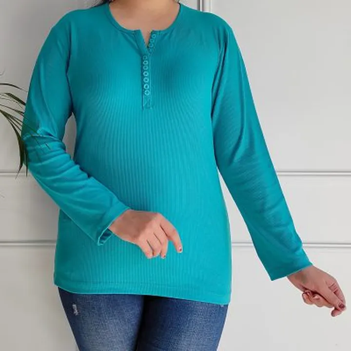 بلوز سایز بزرگ کبریتی زنانه کد BLU01