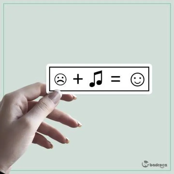 استیکر i love music