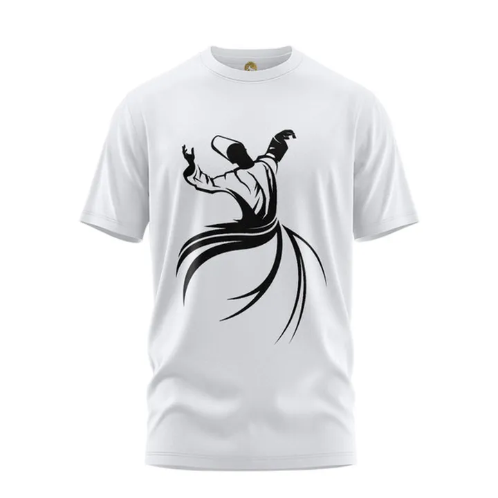 تی شرت آستین کوتاه زنانه هومرو مدل TW201 طرح رقص س...