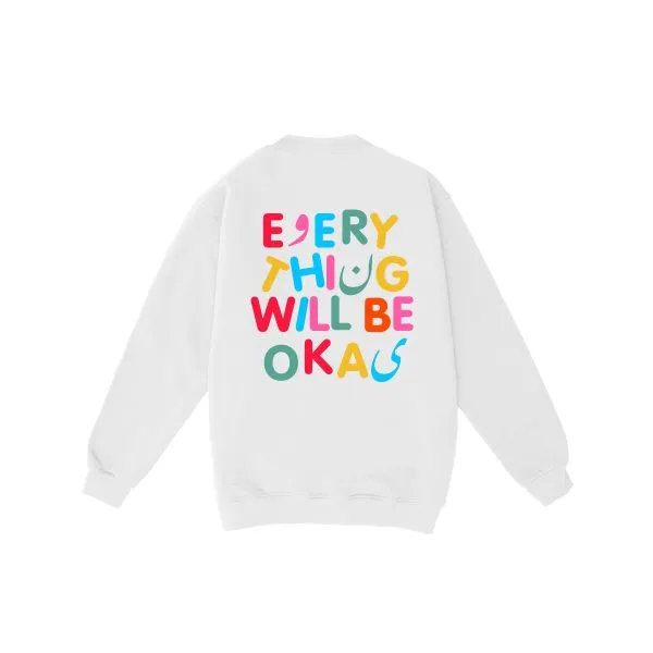 WHITE – OKAY SWEATER