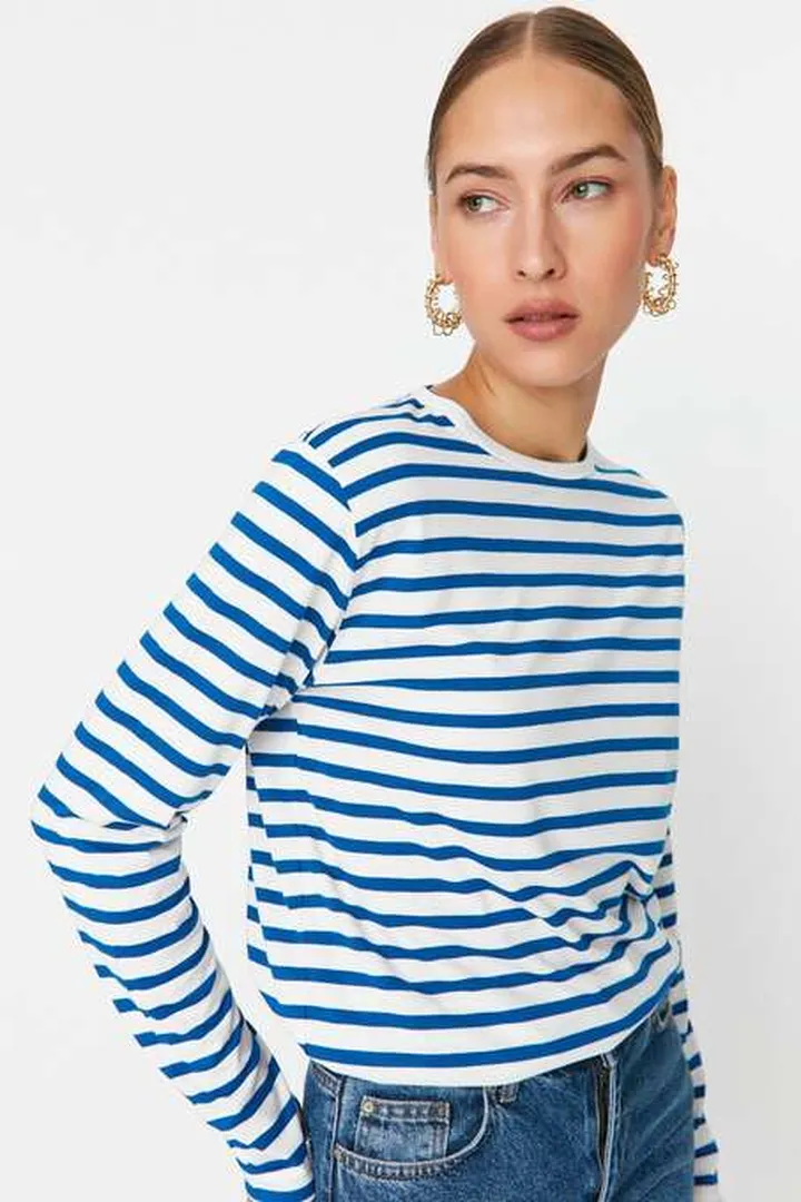 تی شرت آستین بلند زنانه  ترندیول  میلا