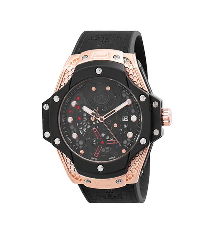 ساعت مچی چرم مردانه Hublot