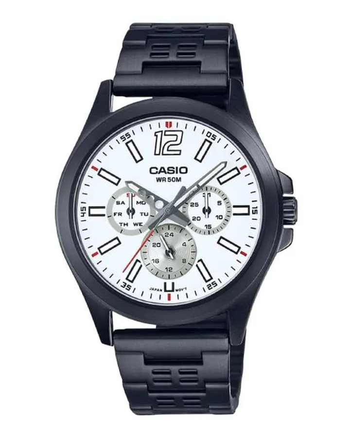 ساعت مچی مردانه عقربه ای کاسیو Casio مدل MTP-E350B-7BVDF