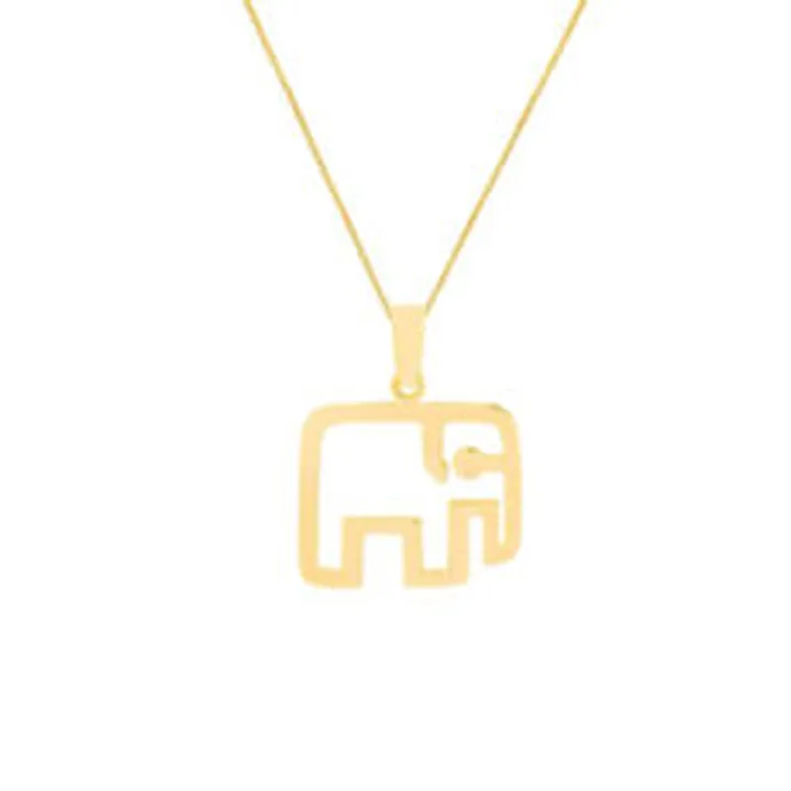 گردنبند طلا زنانه طرح فیل