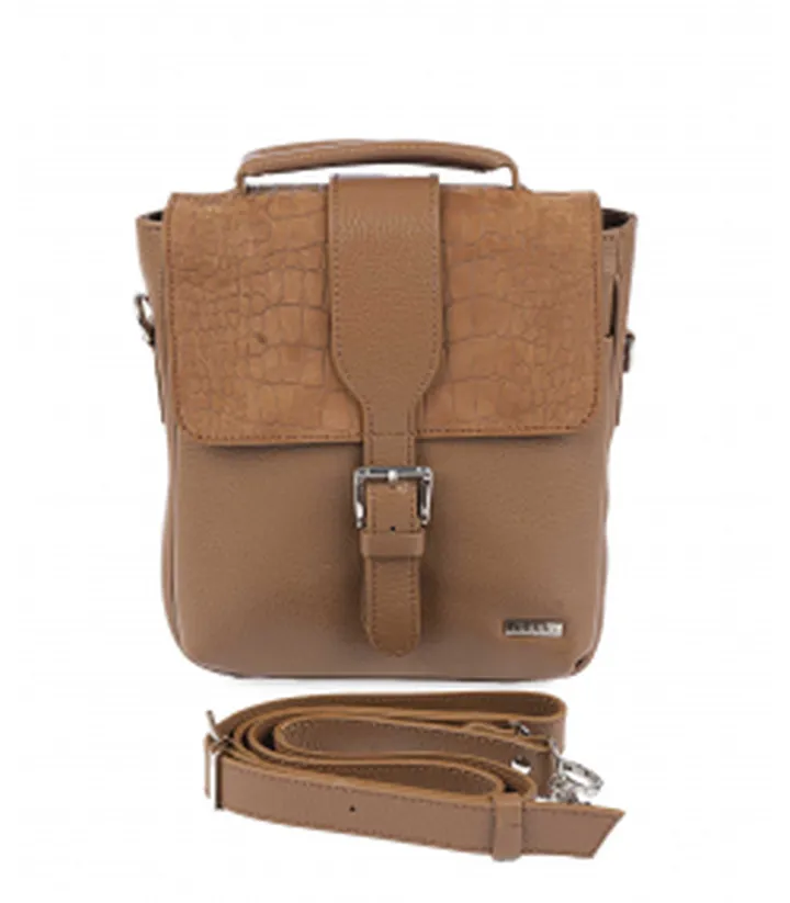 کیف دوشی چرم طبیعی مردانه مونو مدل X0001