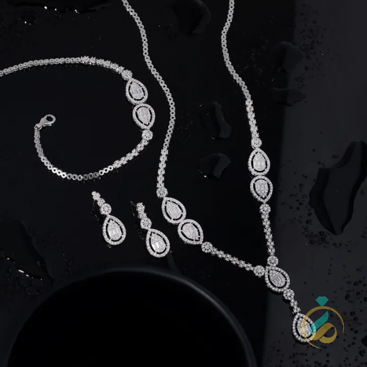 سرویس طلای اشکی سفید