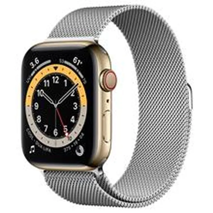 ساعت هوشمند اپل سری 6 نقره ای مدل Milanese Loop 44mm