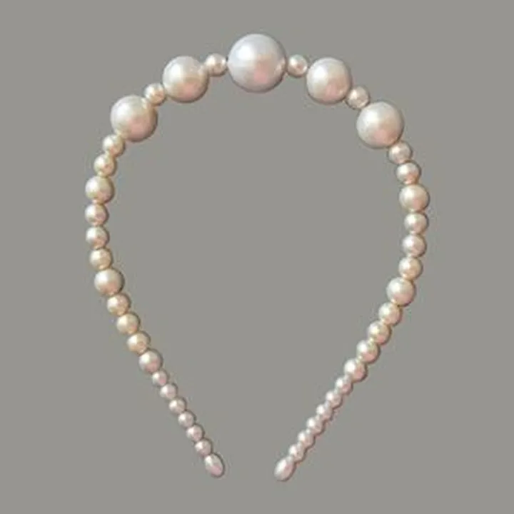 تل مو زنانه مدل مرواریدی کد 444