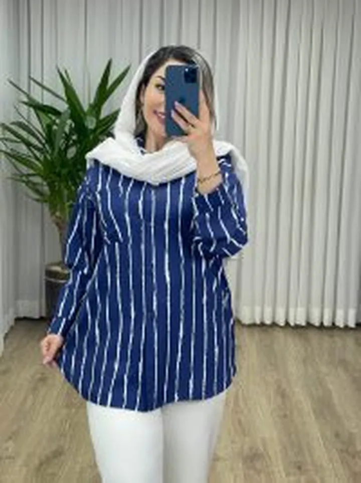 شومیز مانتویی پری کد 2123