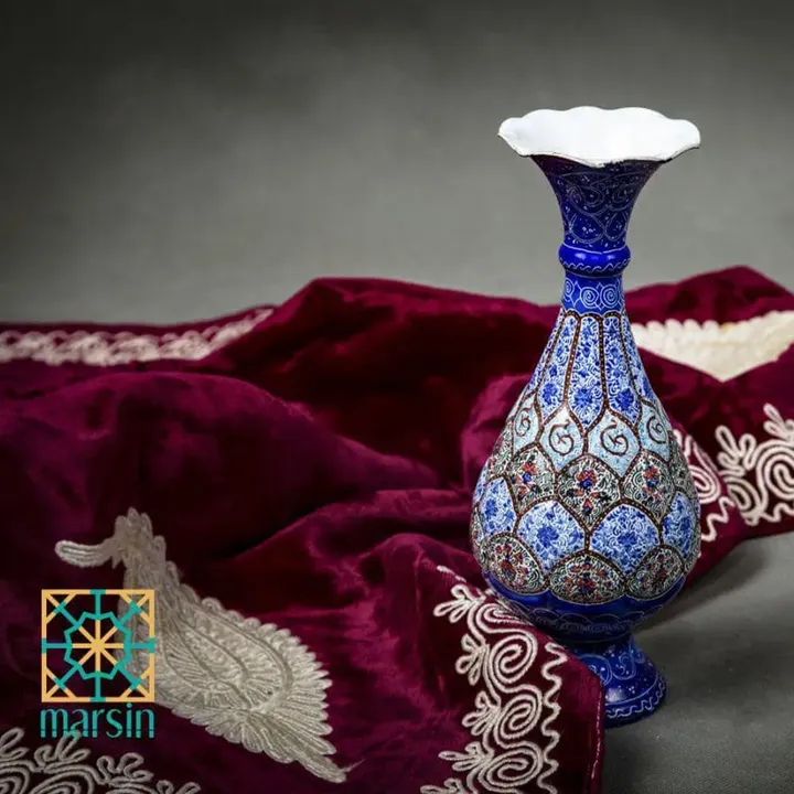 گلدان میناکاری 20 سانتی کد 2