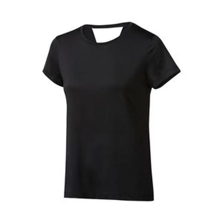 تی شرت آستین کوتاه ورزشی زنانه مدل 327895 رنگ مشکی