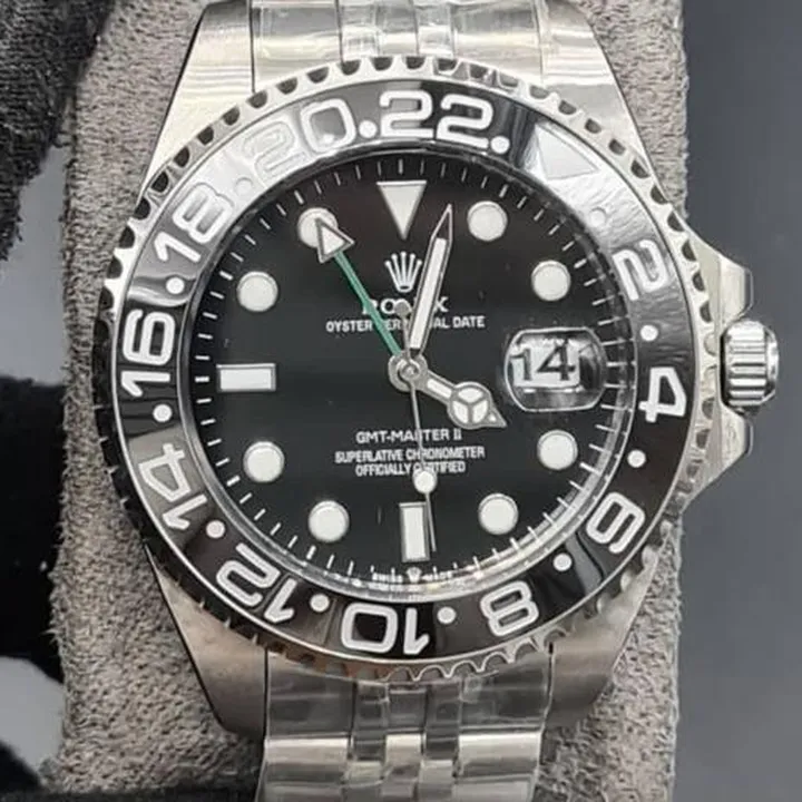 ساعت مردانه و پسرانه رولکس مدل سابمارینر جی ام تی با گارانتی یکساله Rolex submariner GMT 